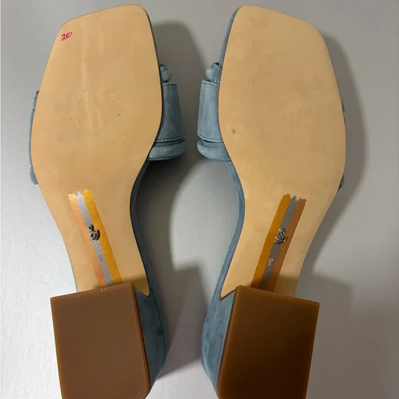 Sam Edelman Woman’s Suede Waylon Blue Weave Slide - Size 8M, 38,5 - Picture 7 of 10
